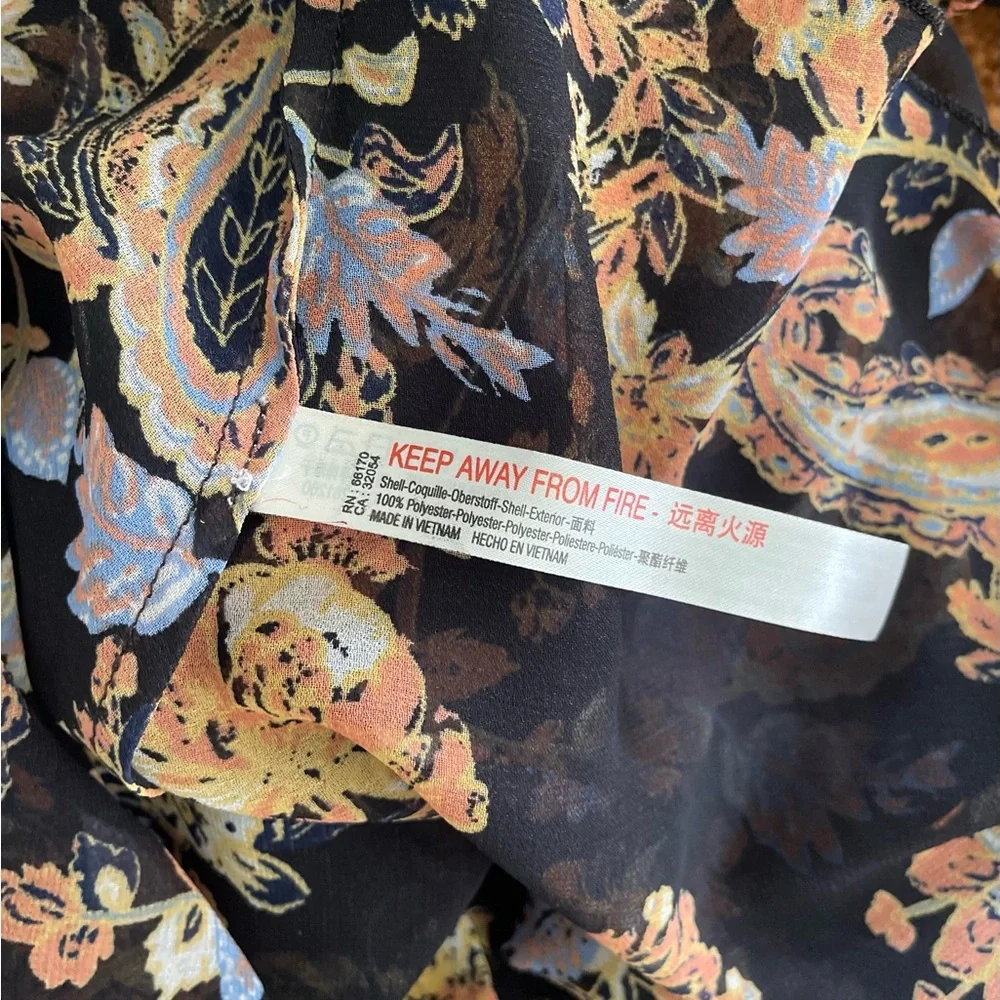 Free People Dream State Floral Kimono Cover Up